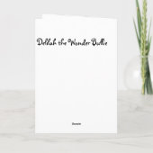 Nog een jaar ouder? Verjaardag Kaart (Achterkant)