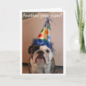 Nog een jaar ouder? Verjaardag Kaart (Voorkant)