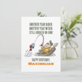 Nog een jaar oudere wiser nog steeds verslaafd aan (Staand voorkant)