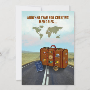 Nog een jaar voor het maken van herinneringen feestdagenkaart