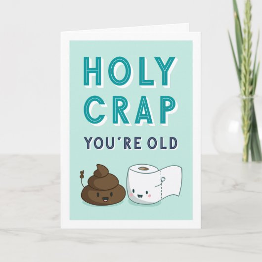 Nog een jaar weggooien | Funny Birthday Kaart (Voorkant)