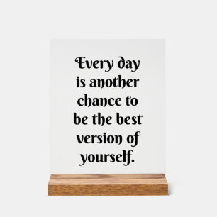 Nog een kans op acryl teken bord