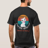Nog één kat  t-shirt (Achterkant)