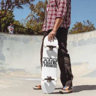 Nog één keer dat ik Funny Chess Lover beloof Persoonlijk Skateboard
