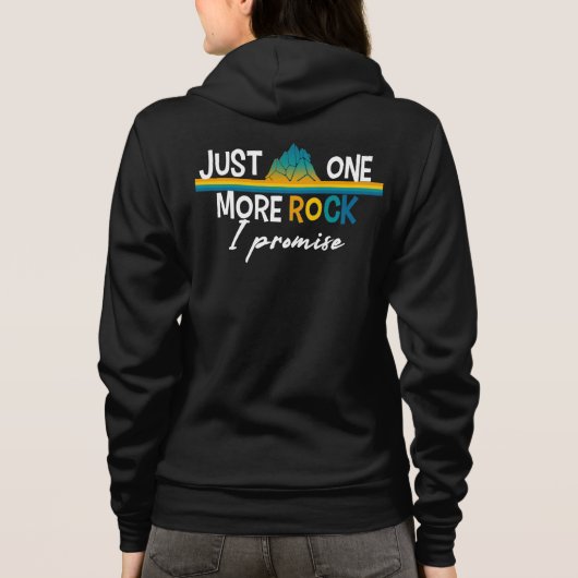 Nog één keer dat ik Geoloog Archeology beloof Hoodie (Achterkant)