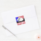 Nog één keer Trump 2020-Sticker Vierkante Sticker (Envelop)