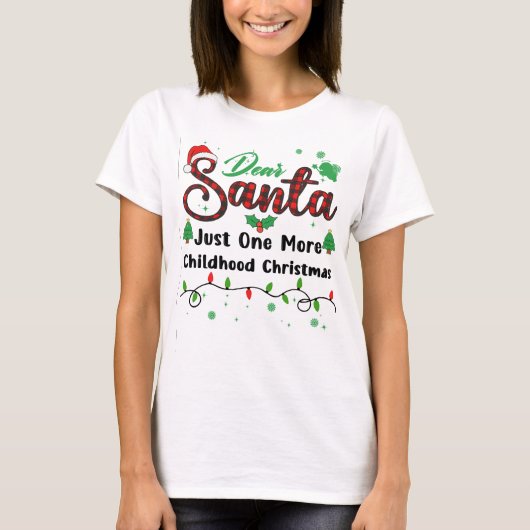 Nog één kinderkerst met kerst t-shirt (Voorkant)
