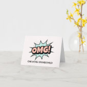 Nog één kleinkind kaart (Gele Bloem)