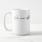 Nog een koffie, nog een hoofdstuk Mok (Links)