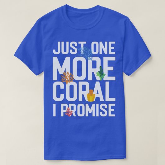 Nog een koraal dat ik beloof: Aquaristic Saltwater T-shirt (Design voorkant)