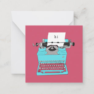 Nog een korte opmerking: notitiekaartje