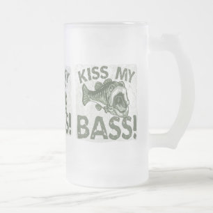 Nog een Kus Mijn Bass Design Matglas Bierpul