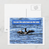 Nog een leoon op het meer briefkaart (Voorkant / Achterkant)