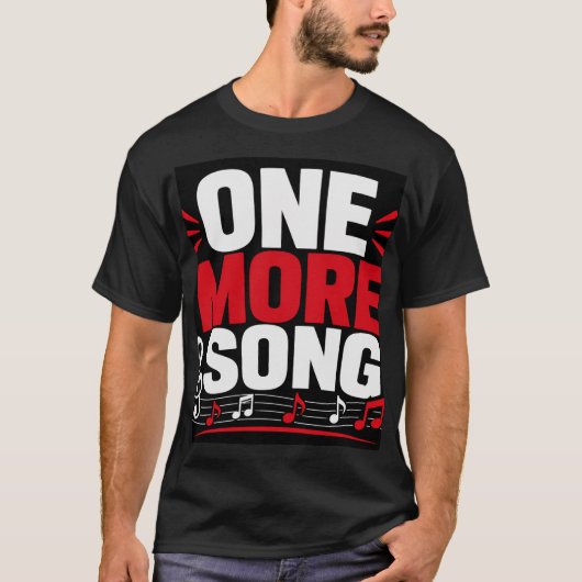Nog één liedje t-shirt (Voorkant)