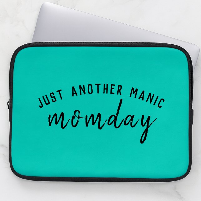 Nog een Manic Momday | Super Ma Trendy Green Laptop Sleeve (Creator heeft geüpload)
