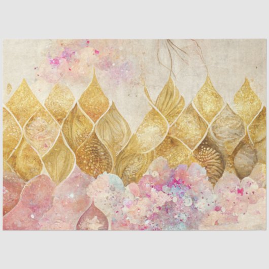 Nog een Mermaid Galaxy Series Design 11 Tissuepapier (Voorkant)