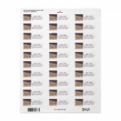 Nog een mid-century modern abstract etiket (Full Sheet)