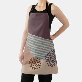 Nog een mid-century modern abstract schort