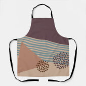 Nog een mid-century modern abstract schort (Voorkant)