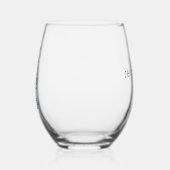 Nog een mijl Motivatie blauw tijgerwijnglas Wijnglas Zonder Voet (Links)