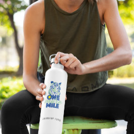 Nog een Mile Blue Tiger Motivatie waterfles