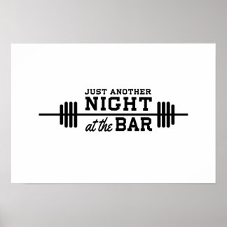 Nog een nacht bij de bar poster