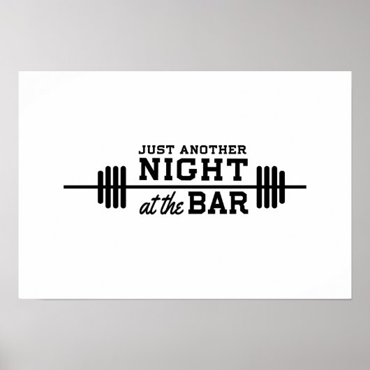 Nog een nacht bij de bar poster (Voorkant)