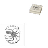 Nog een octopus ex libris stempel (Gestempeld)