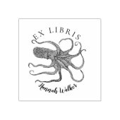 Nog een octopus ex libris stempel (Afrduk)