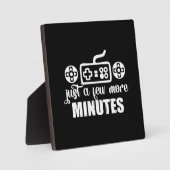 Nog een paar minuten, grappige games, gamer fotoplaat (Voorkant)