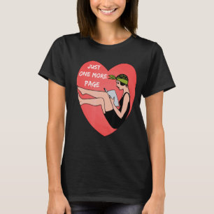 Nog een paginafoonbibliotheek van boekkleding t-shirt