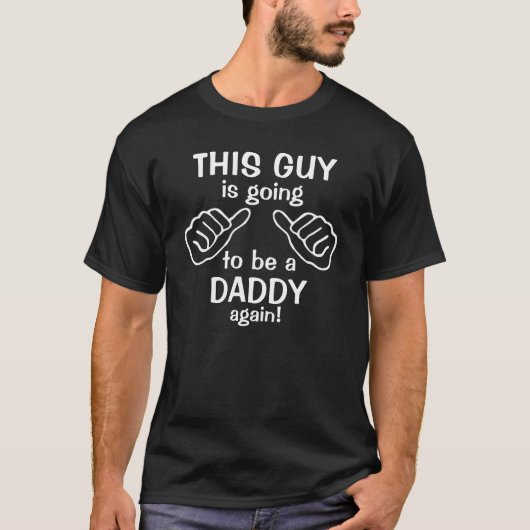 Nog een papa duimen worden t-shirt (Voorkant)