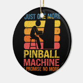 Nog een pinbalmachine met pinballompen, Pub Keramisch Ornament (Links)