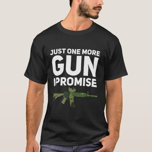 Nog één Pistool dat ik je beloofd heb, grappig Pis T-shirt (Voorkant)