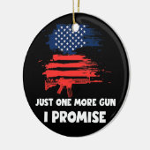 Nog een Pistool dat ik u toebeloof dat ik patriott Keramisch Ornament (Links)