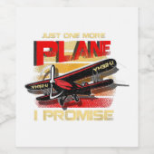 Nog een plan dat ik beloof wijn etiket (Enkel label)