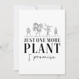 Nog één Plant Bedankkaart