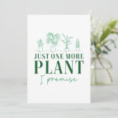 Nog één Plant Bedankkaart (Staand voorkant)