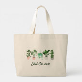 Nog een Plant grappige Canvas tas (Achterkant)