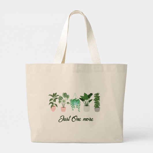 Nog een Plant grappige Canvas tas (Achterkant)