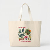Nog één plant grote tote bag (Voorkant)