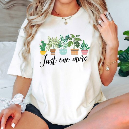 Nog één Plant / Indoor Plant Life Mama wit T-shirt