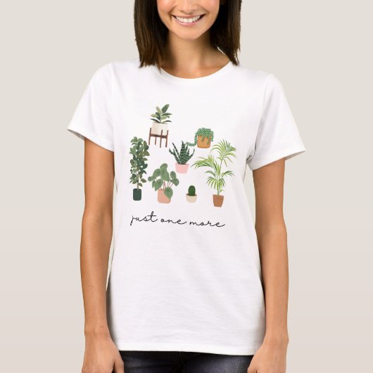 Nog één Plant Shirt, Plant Dame T-Shirt, Pla T-shirt (Voorkant)