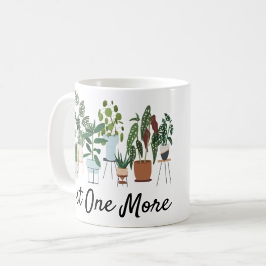 Nog een Plant Shirt, Plant Lady Gardening Koffiemok (Voorkant links)