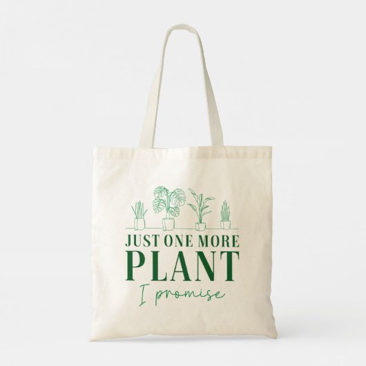 Nog één Plant Tote Bag (Achterkant)