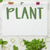 Nog één Plant tuinkerkhof Theedoek (Gevouwen)