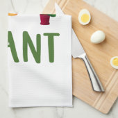 Nog één Plant tuinkerkhof Theedoek (Quarter Fold)