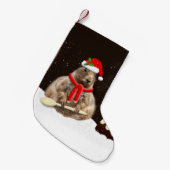 Nog één pud kerstcadeautje. kleine kerstsok (Voorkant (Hangend))