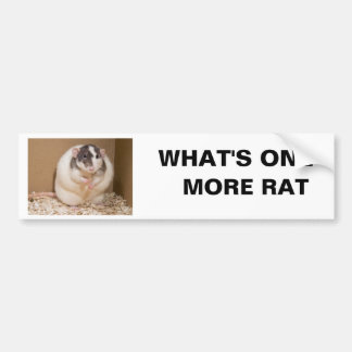 nog een rat bumpersticker