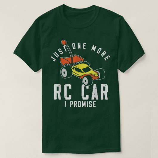 Nog één RC-auto-radio bestuurde auto-racisme T T-shirt (Design voorkant)